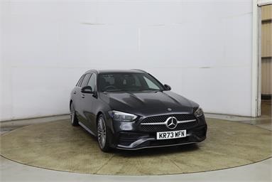 MERCEDES-BENZ C CLASS C200 AMG Line Premium 5dr 9G-Tronic Petrol/Hybrid - BLACK - KR73WFN - 5 Door Estate
