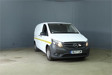 MERCEDES-BENZ VITO COMPACT DIESEL 109CDI Van Diesel - WHITE - BL17YJM - 6 Door Panel Van