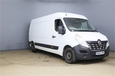RENAULT MASTER LWB DIESEL FWD LM35dCi 125 Business Medium Roof Van Diesel - WHITE - MX66ZHH - 5 Door Panel Van