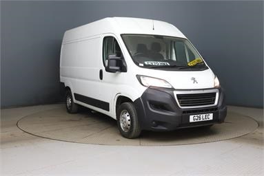 PEUGEOT BOXER 335 L2 DIESEL 2.2 BlueHDi H2 Professional Van 140ps Diesel - WHITE - G26LEC - 5 Door Panel Van