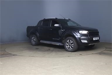 FORD RANGER DIESEL Pick Up Double Cab Wildtrak 3.2 TDCi 4WD Auto Diesel - BLACK - YS17SGZ - 5 Door Pick Up Body