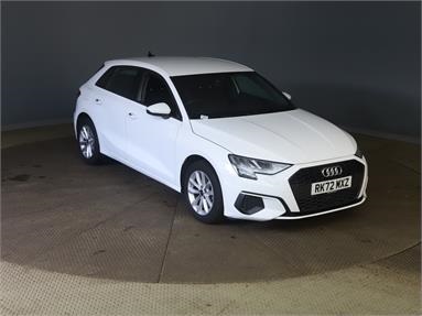 AUDI A3 30 TFSI Technik 5dr Petrol - WHITE - RK72MXZ - 5 Door Hatchback
