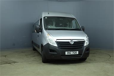 VAUXHALL MOVANO 35 L3 DIESEL FWD 2.3 CDTI H2 Van 100ps Euro 4 Diesel - SILVER - ONZ7120 - Bus (Mini Less 18 seats)