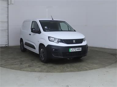 PEUGEOT PARTNER STANDARD DIESEL 1000 1.6 BlueHDi 100 Professional Van Electric - WHITE - LS72HHG - 5 Door Panel Van