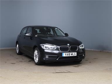 BMW 1 SERIES 116d SE Business 5dr [Nav/Servotronic] Diesel - BLACK - YA18WLG - 5 Door Hatchback