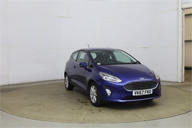FORD FIESTA 1.1 Zetec 3dr Petrol - BLUE - VK67FKO - 3 Door Hatchback