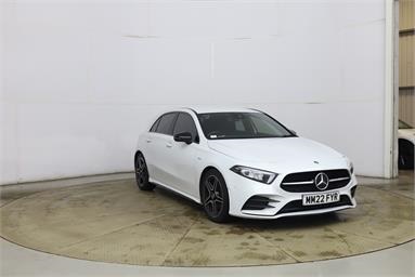 MERCEDES-BENZ A CLASS A180 AMG Line Executive Edition 5dr Auto Petrol - WHITE - MM22FYR - 5 Door Hatchback