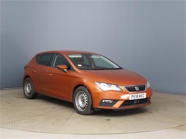 SEAT LEON 1.6 TDI SE Dynamic Technology 5dr DSG Diesel - Orange - PE18WVC - 5 Door Hatchback