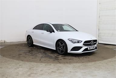 MERCEDES-BENZ CLA CLA 180 AMG Line Premium 4dr Tip Auto Petrol - WHITE - BU72WCA - 4 Door Coupe