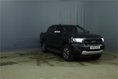 FORD RANGER DIESEL Pick Up Double Cab Wildtrak 2.0 EcoBlue 213 Auto Diesel - BLACK - YO70AYC - 5 Door Pick Up Body