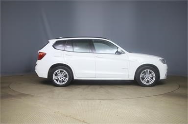 BMW X3 xDrive20d M Sport 5dr Step Auto Diesel - WHITE - YK13AHO - 5 Door Estate