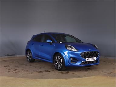 FORD PUMA 1.0 EcoBoost Hybrid mHEV ST-Line 5dr Petrol/Hybrid - DESERT ISLAND BLUE - WP23GOJ - 5 Door Hatchback
