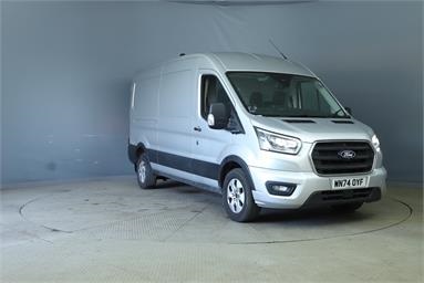FORD TRANSIT 350 L3 DIESEL FWD 2.0 EcoBlue 130ps H2 Limited Van Auto [8S] [Nav] Diesel - SILVER - WN74OYF - 5 Door Panel Van