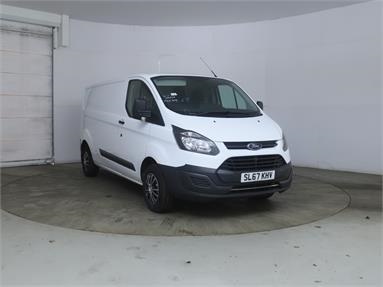 FORD TRANSIT CUSTOM 290 L2 DIESEL FWD 2.0 TDCi 105ps Low Roof Van H1 L1 Diesel - WHITE - SL67KHV - 5 Door Panel Van