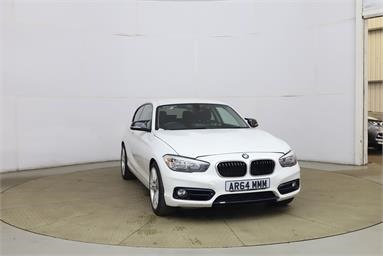 BMW 1 SERIES 118i [1.5] Sport 3dr Step Auto Petrol - WHITE - AR64MMM - 3 Door Hatchback
