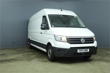 VOLKSWAGEN CRAFTER CR35 LWB DIESEL FWD 2.0 TDI 140PS Startline Business High Roof Van Diesel - WHITE - FN71OKE - 5 Door Fridge Panel Van