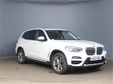 BMW X3 xDrive20i xLine 5dr Step Auto Petrol - WHITE - YC20OBL - 5 Door Estate