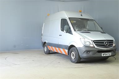 MERCEDES-BENZ SPRINTER 313CDI SHORT DIESEL 3.5t High Roof Van Diesel - SILVER - WP64PJU - 5 Door Panel Van