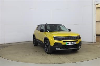 JEEP AVENGER 115kW First Edition 54kWh 5dr Auto Electric - YELLOW AND BLACK - FP73ACO - 5 Door Hatchback