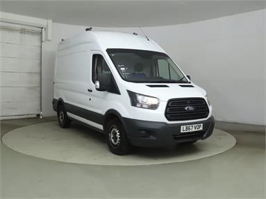 FORD TRANSIT 350 L2 DIESEL FWD 2.0 TDCi 130ps H3 Van Diesel - WHITE - LB67VOP - 5 Door Panel Van