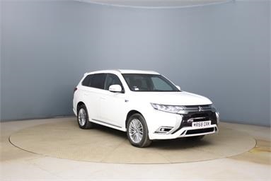 MITSUBISHI OUTLANDER 2.4 PHEV 5h 5dr Auto Petrol PHEV - White - WR68OXK - 5 Door Estate