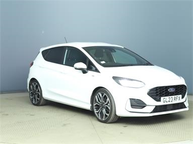 FORD FIESTA 1.0 EcoBoost Hybrid mHEV 125 ST-Line X 5dr Petrol - FROZEN WHITE - GL23RFX - 5 Door Hatchback