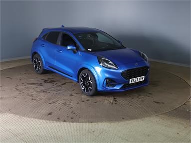 FORD PUMA 1.0 EcoBoost Hybrid mHEV ST-Line X 5dr Petrol/Hybrid - DESERT ISLAND BLUE - VE23YVR - 5 Door Hatchback