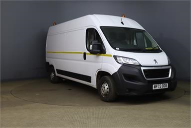 PEUGEOT BOXER 335 L3 DIESEL 2.2 BlueHDi H2 Professional Van 140ps Diesel - WHITE - WF72ODB - 5 Door Panel Van