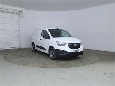 VAUXHALL COMBO CARGO L1 DIESEL 2300 1.5 Turbo D 100ps H1 Dynamic Van H1 L1 Diesel - WHITE - VN71EEA - 5 Door Panel Van
