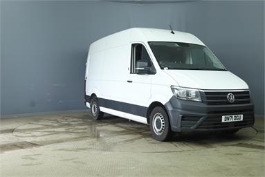 VOLKSWAGEN CRAFTER CR35 MWB DIESEL FWD 2.0 TDI 140PS Trendline High Roof Van Diesel - WHITE - DN71OGU - Panel Van