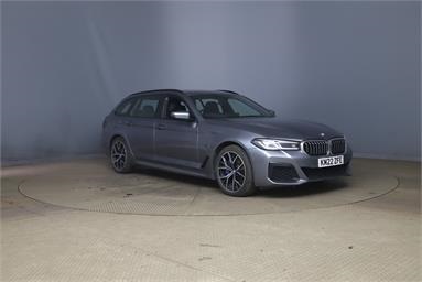 BMW 5 SERIES 530e M Sport 5dr Auto Petrol/Hybrid - BLUE - KM22ZFE - 5 Door Estate