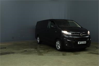 VAUXHALL VIVARO L2 DIESEL 3100 2.0d 145PS Elite H1 D/Cab Auto H1 L2 Diesel - BLACK - WF22OSK - 6 Door Panel Van