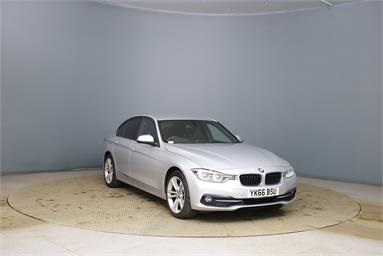 BMW 3 SERIES 320d xDrive Sport 4dr Step Auto Diesel - Silver - YK66BSU - 4 Door Saloon