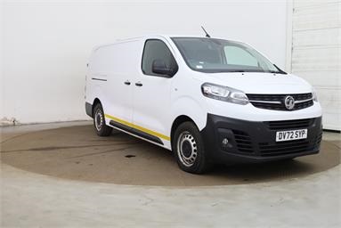 VAUXHALL VIVARO L2 DIESEL 2900 1.5d 100PS Dynamic H1 Van Diesel - WHITE - DV72SYP - 6 Door Panel Van