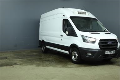 FORD TRANSIT 350 L3 DIESEL FWD 2.0 EcoBlue 130ps H3 Leader Van Diesel - WHITE - YR22KJN - 5 Door Fridge Panel Van