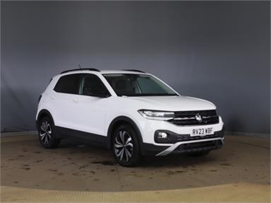 VOLKSWAGEN T-CROSS 1.0 TSI 110 Black Edition 5dr Petrol - WHITE - RV23WBF - 5 Door Hatchback