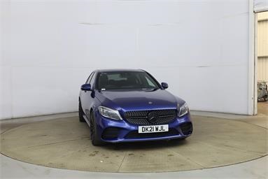 MERCEDES-BENZ C CLASS C300d AMG Line Premium 4dr 9G-Tronic Diesel - BLUE - DK21WJL - 4 Door Saloon