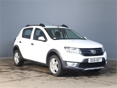 DACIA SANDERO STEPWAY 0.9 TCe Laureate 5dr [Start Stop] Petrol - WHITE - DG16BZT - 5 Door Hatchback