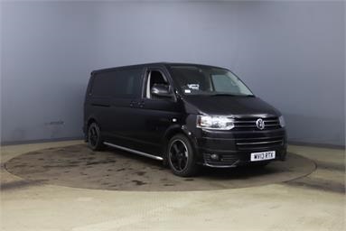VOLKSWAGEN TRANSPORTER T32 LWB DIESEL SPECIAL EDITION 2.0 BiTDI 180PS Sportline Kombi Van Diesel - BLACK - MV13RTX - 5 Door Window Van