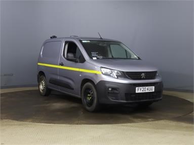 PEUGEOT PARTNER STANDARD DIESEL 1000 1.5 BlueHDi 100 Grip Van Diesel - GREY - FY20KUU - 5 Door Panel Van