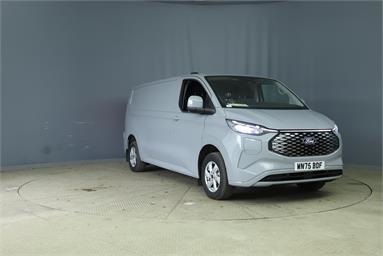 FORD E-TRANSIT CUSTOM 340 L2 ELECTRIC RWD 100kW 65kWh H1 Van Limited Auto Electric - GREY - WN75BDF - 5 Door Panel Van