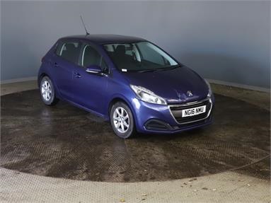 PEUGEOT 208 1.2 PureTech 82 Active 5dr Petrol - BLUE - NG16NMU - 5 Door Hatchback