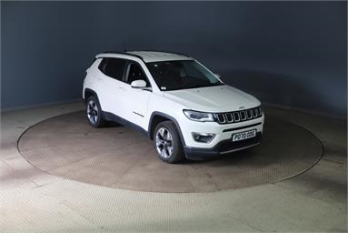 JEEP COMPASS 1.4 Multiair 140 Limited 5dr [2WD] Petrol - WHITE - PO70ODG - 5 Door Estate