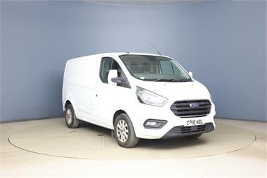 FORD TRANSIT CUSTOM 280 L1 DIESEL FWD 2.0 EcoBlue 130ps Low Roof Limited Van Diesel - WHITE - CP18NBL - 5 Door Panel Van