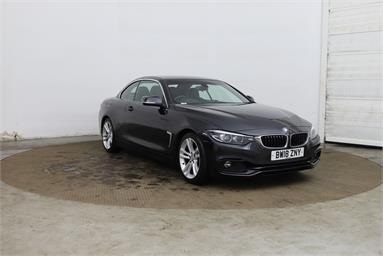 BMW 4 SERIES 420i Sport 2dr Auto [Business Media] Petrol - BLACK - BW18ZNY - 2 Door Convertible