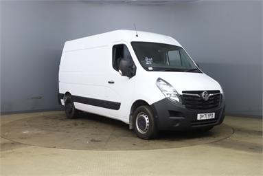 VAUXHALL MOVANO 3300 L2 DIESEL FWD 2.3 Turbo D 135ps H2 Van Diesel - WHITE - DY71YFD - 5 Door Panel Van