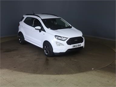 FORD ECOSPORT 1.0 EcoBoost 125 ST-Line 5dr Petrol - FROZEN WHITE - KW22BAO - 5 Door Hatchback
