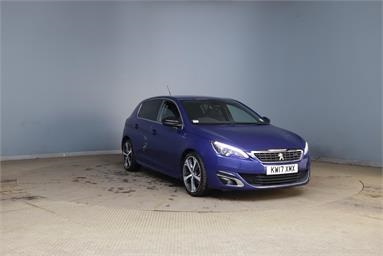 PEUGEOT 308 1.6 BlueHDi 120 GT Line 5dr Diesel - BLUE - KW17XMX - 5 Door Hatchback