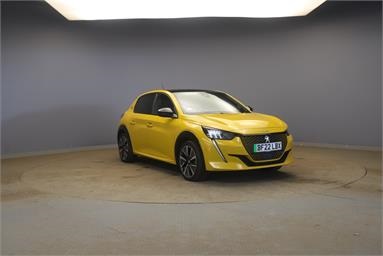 PEUGEOT 208 100kW GT 50kWh 5dr Auto Electric - Faro Yellow - BF22LBX - 5 Door Hatchback