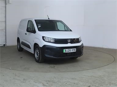 VAUXHALL COMBO M CARGO ELECTRIC 100kW Prime 52kWh H1 Van Auto Electric - WHITE - BJ25XYK - 5 Door Panel Van